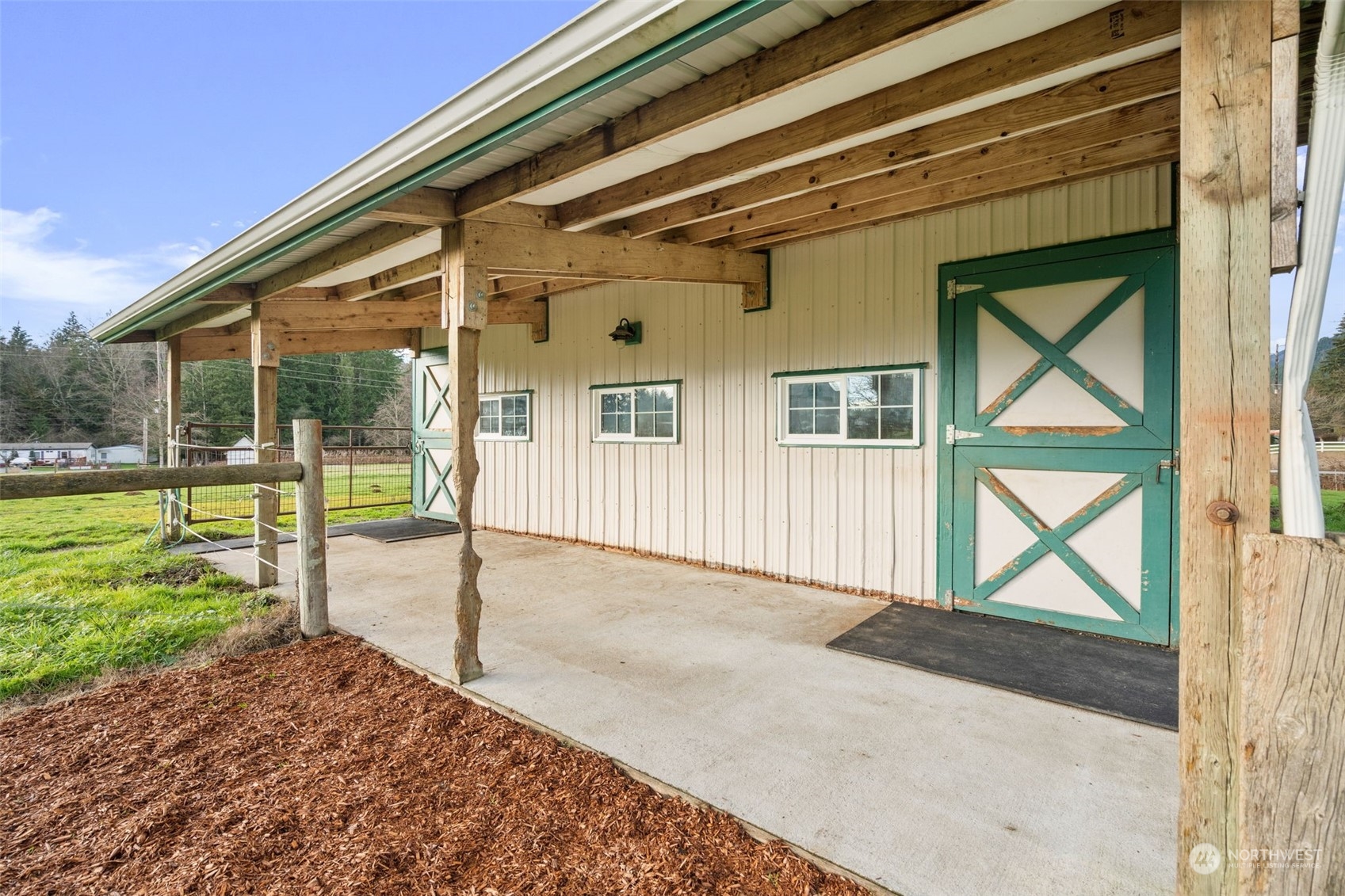 2628 Old Highway 99 North Road Burlington, WA 98233 - Photo 25 of 40 a view of a house with a porch