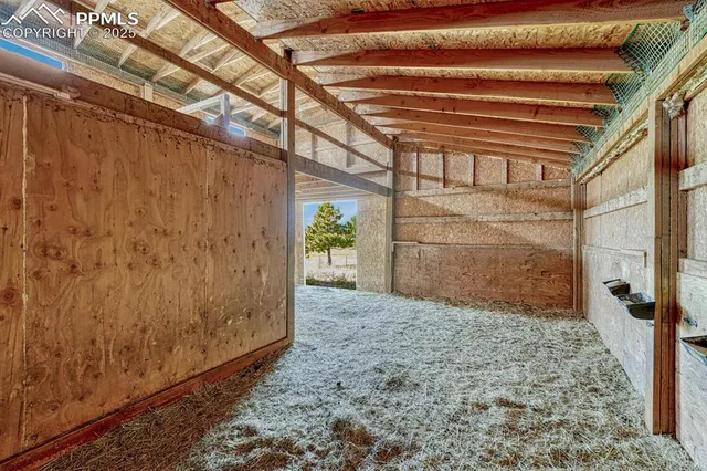 a view of a water with an outdoor space