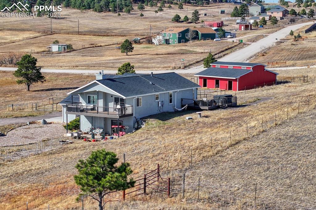 15371 Buck Creek Road Elbert, CO 80106 - Photo 45 of 50 an aerial view of residential houses