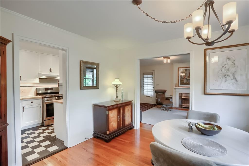 448 Olympia Road Pittsburgh, PA 15211 - Photo 7 of 19 Dining room directly off of kitchen