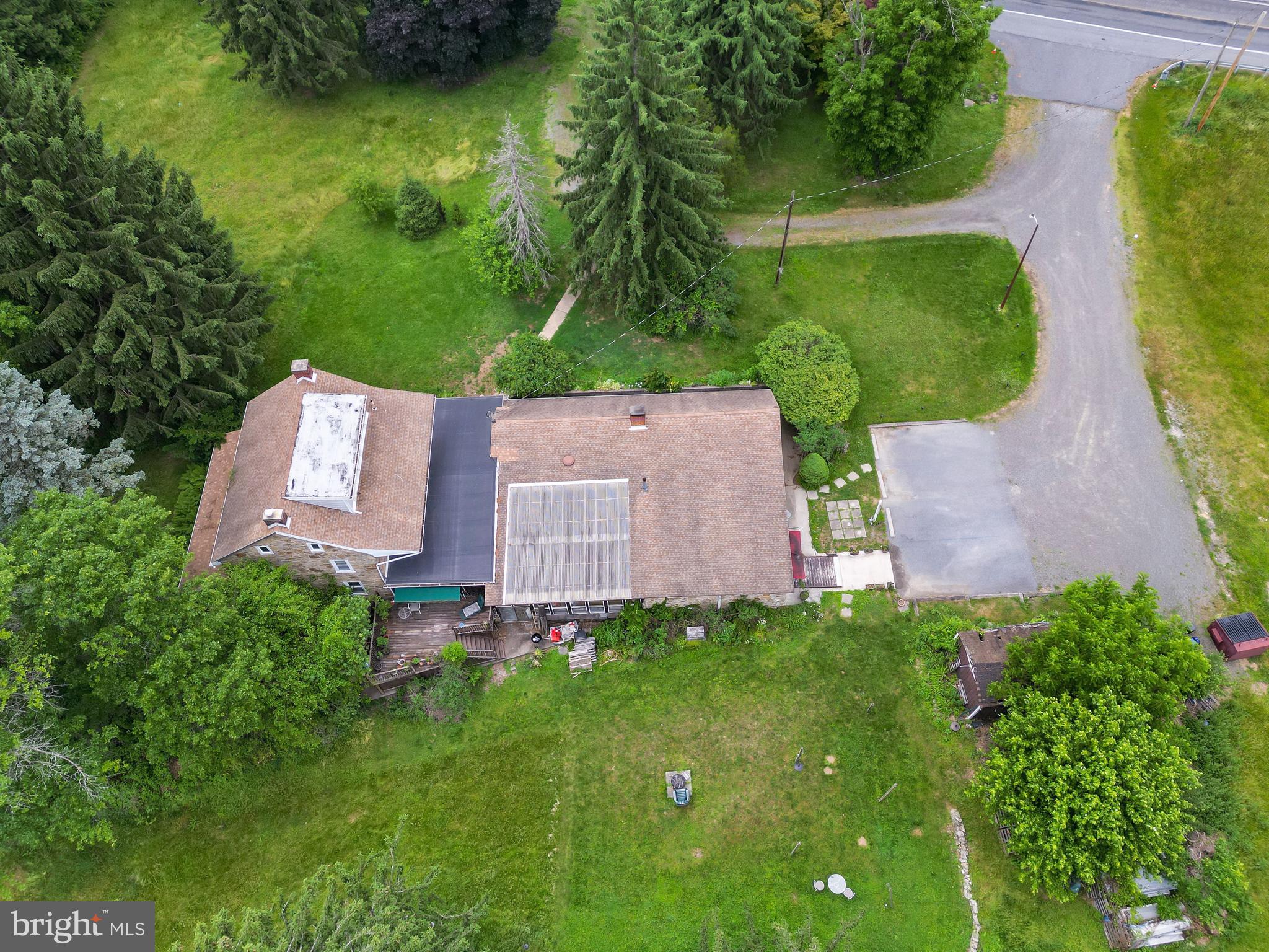 564 Blandon Road Fleetwood, PA 19522 - Photo 45 of 45 an aerial view of a house with a yard