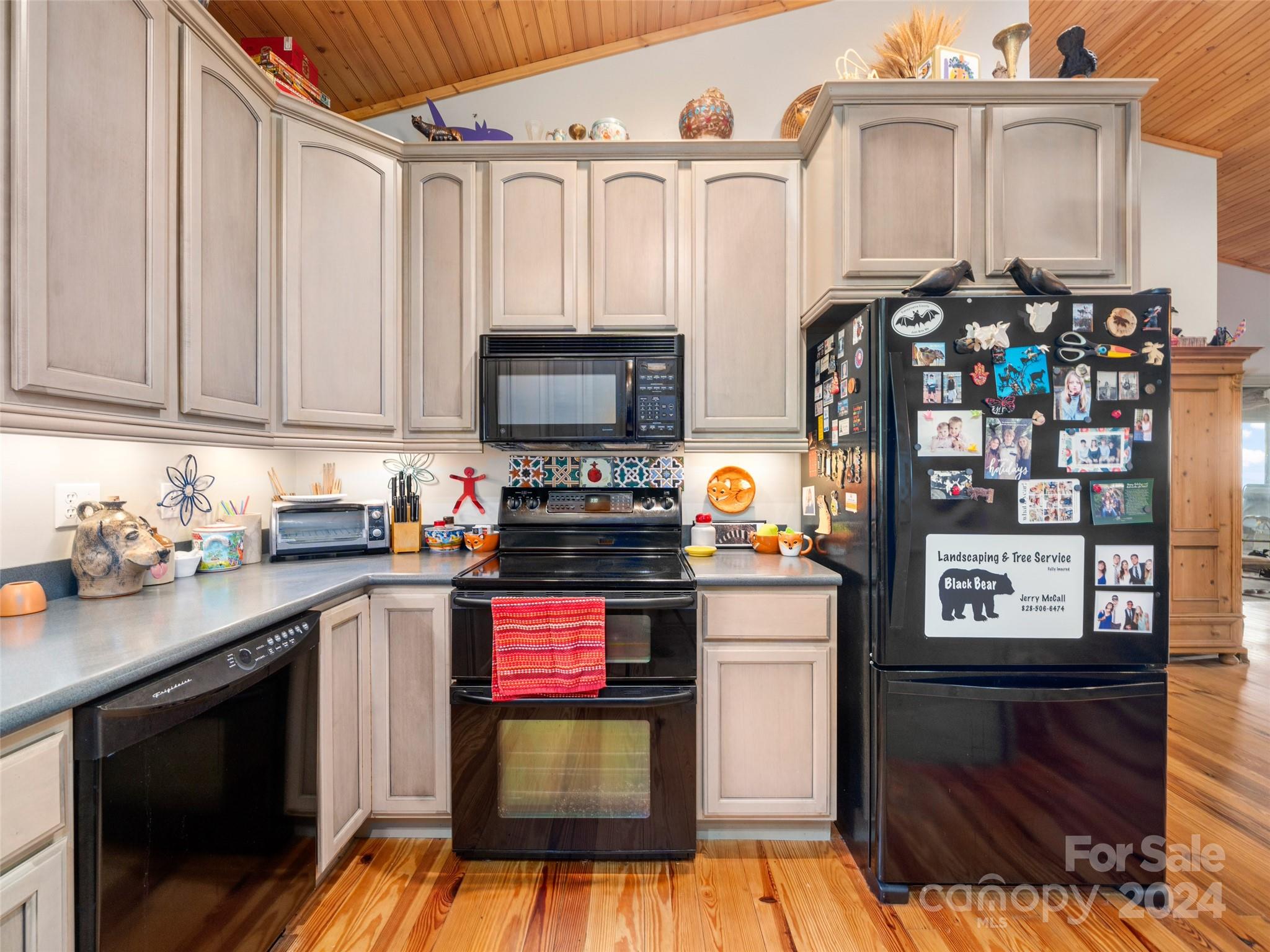 47 Ruffed Grouse Road Brevard, NC 28712 - Photo 20 of 48 a kitchen with stainless steel appliances a stove and a refrigerator