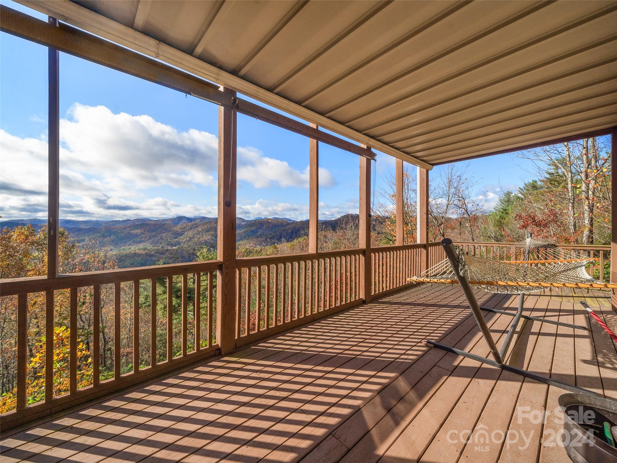 47 Ruffed Grouse Road Brevard, NC 28712 - Photo 40 of 48 a view of a balcony with wooden floor