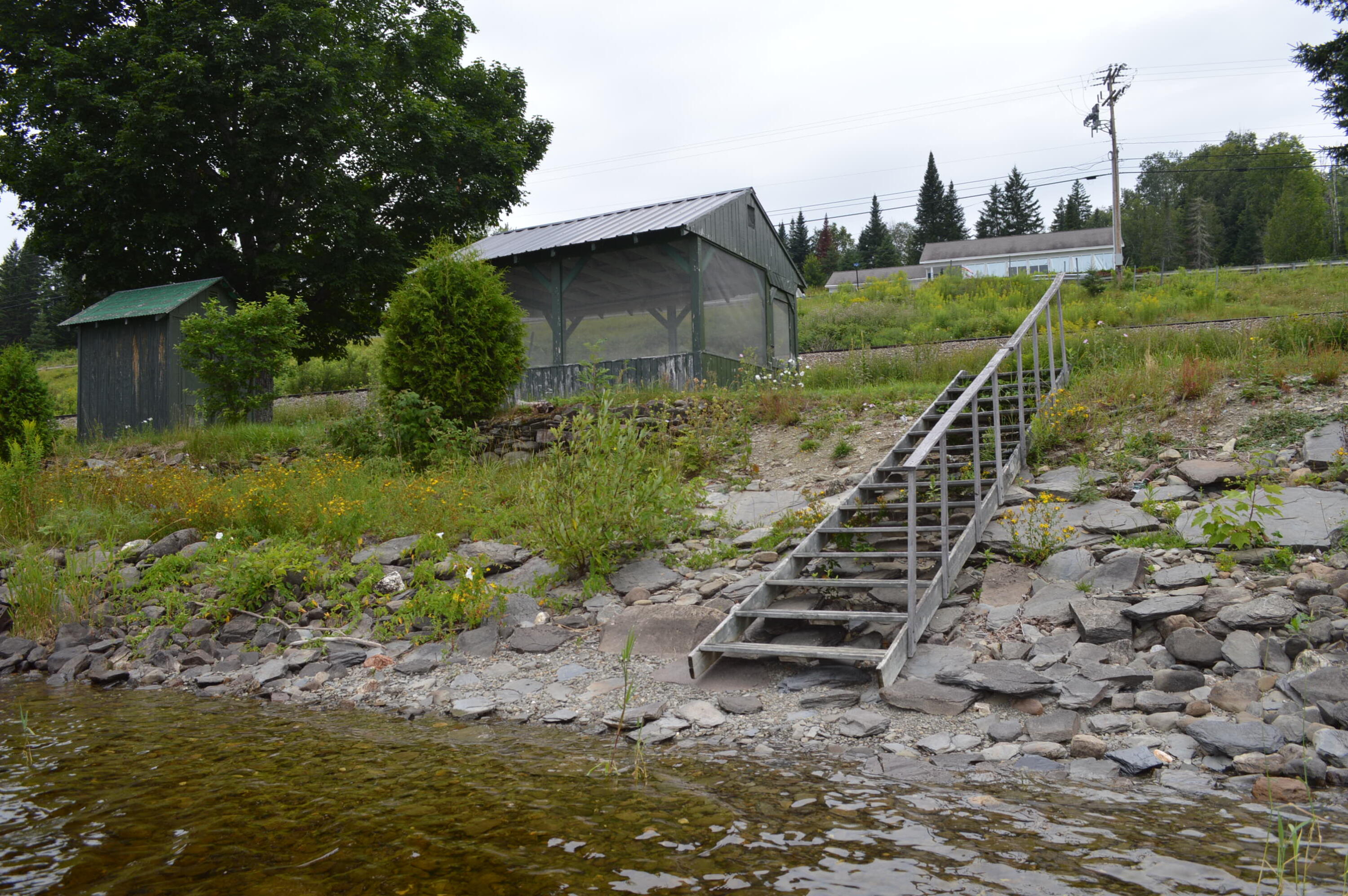 2589 Aroostook Road Eagle Lake, ME 04739 - Photo 23 of 65 Gazebo and shed on waterfront