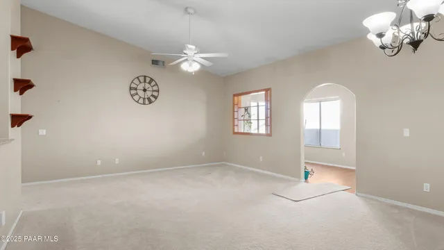 a view of an empty room