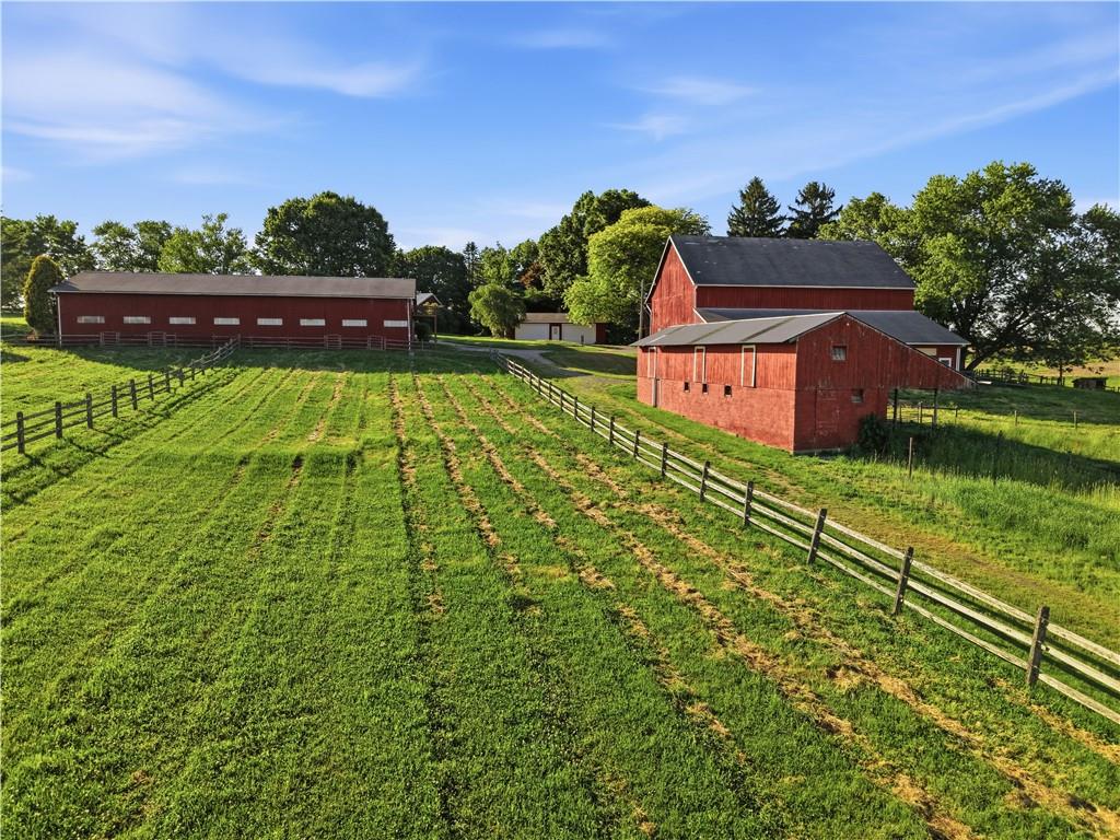 121 Brewer Road Saxonburg, PA 16056 - Photo 40 of 49 a view of an outdoor space and a yard