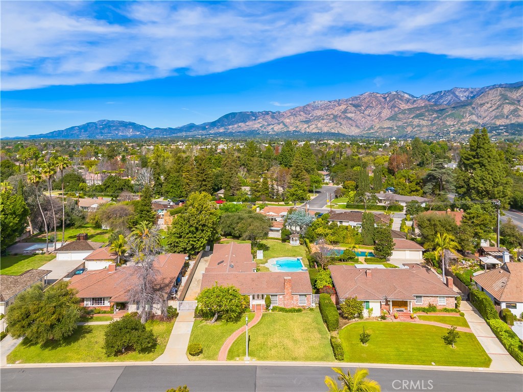 2835 Devonport Road San Marino, CA 91108 - Photo 50 of 54 an aerial view of residential houses with outdoor space