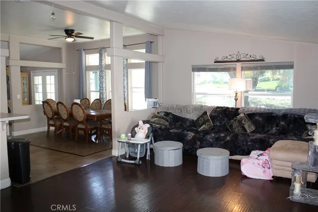 a kitchen with a sink and a fireplace
