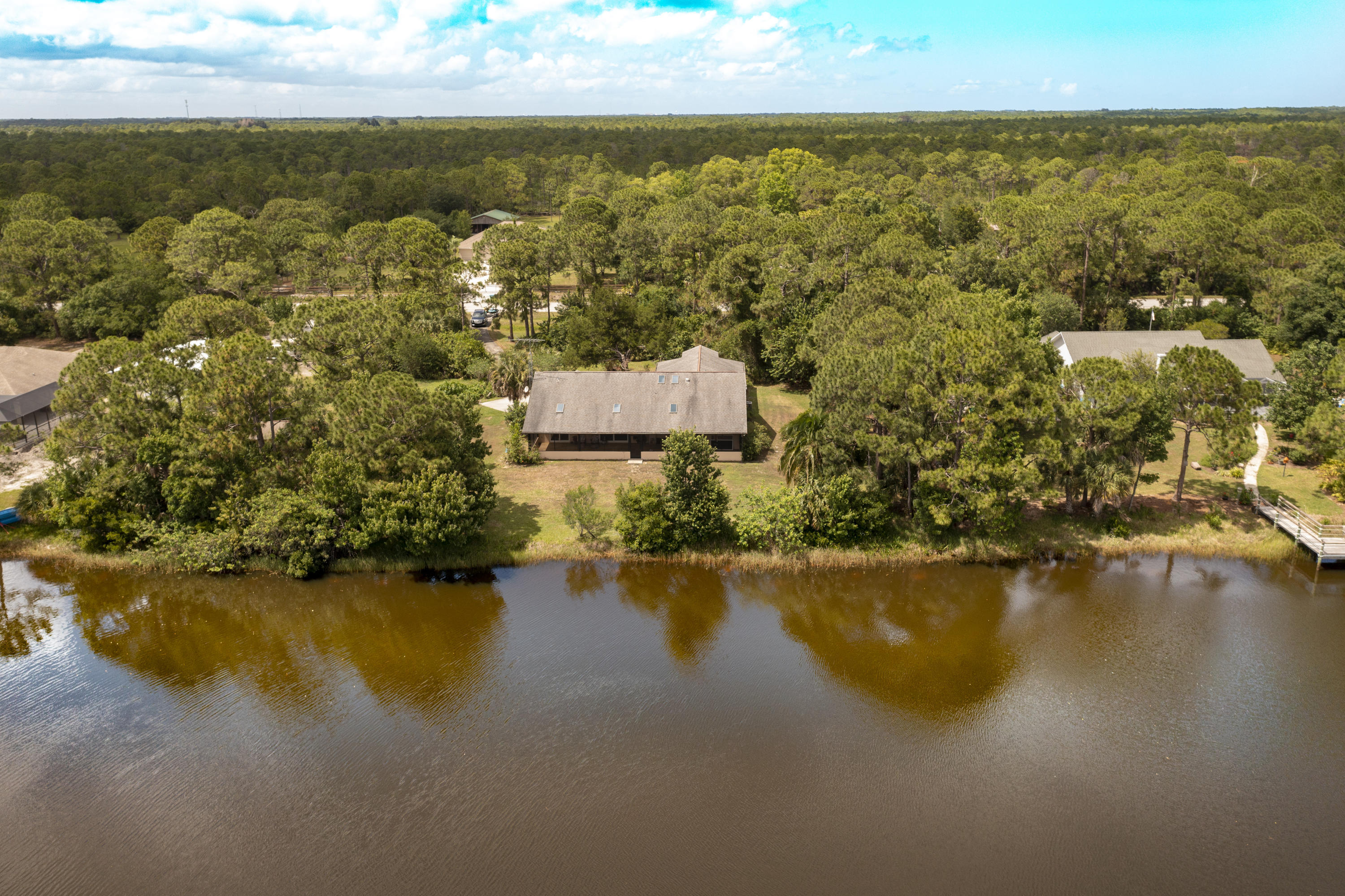 1351 Grant Road Grant Valkaria, FL 32949 - Photo 3 of 36 30 back aerial