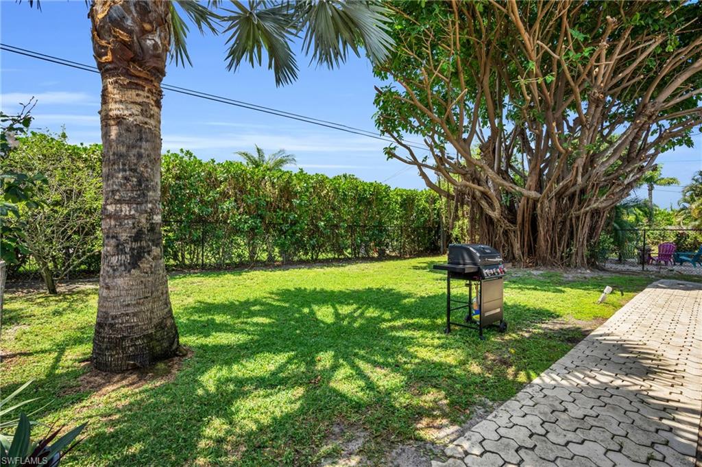 130 Mentor Drive Naples, FL 34110 - Photo 38 of 47 a view of a garden with a tree
