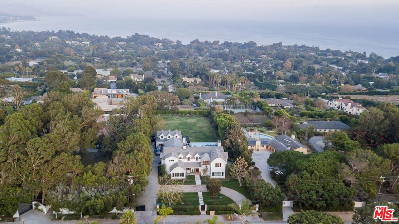 6950 Dume Drive Malibu, CA 90265 - Photo 23 of 24 an aerial view of a city with lots of residential buildings