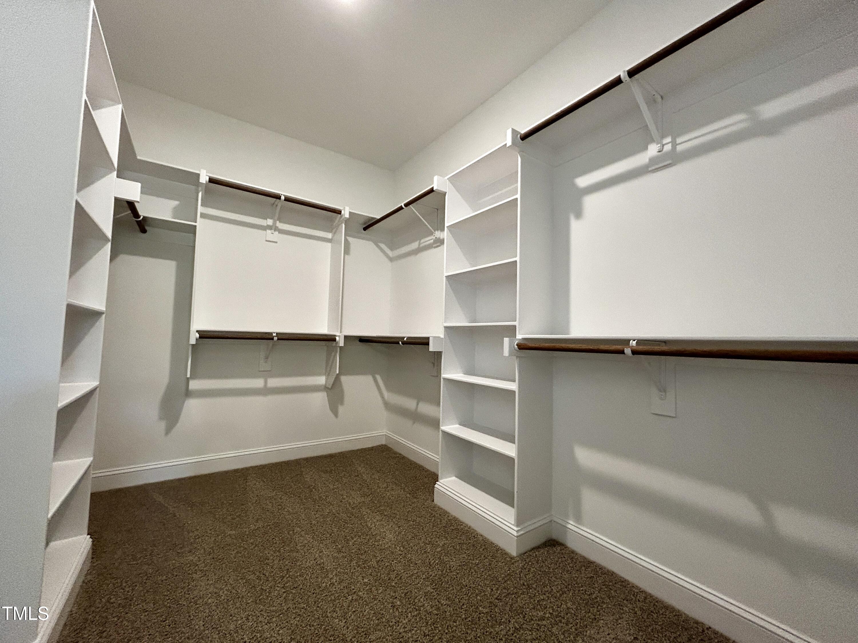 3912 Origin Drive Bailey, NC 27807 - Photo 13 of 20 a view of walk in closet with empty racks