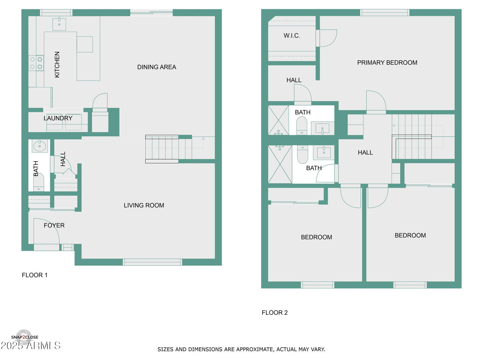6833 East Osborn Road, Unit E Scottsdale, AZ 85251 - Photo 30 of 30 Floor Plan
