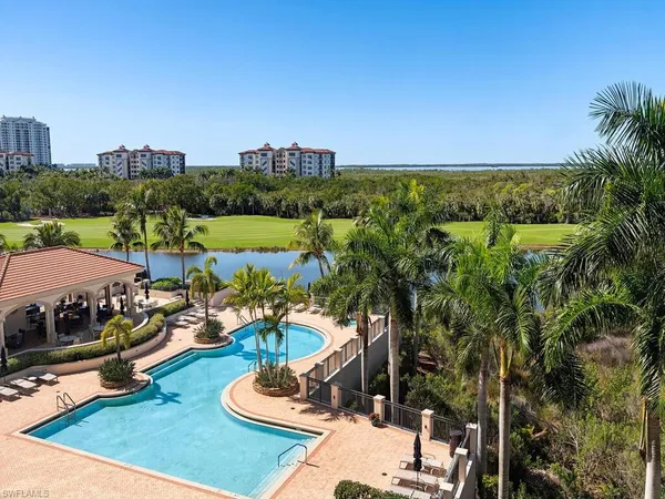 a balcony with wooden floor