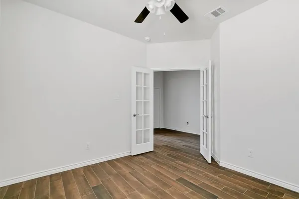 wooden floor in an empty room