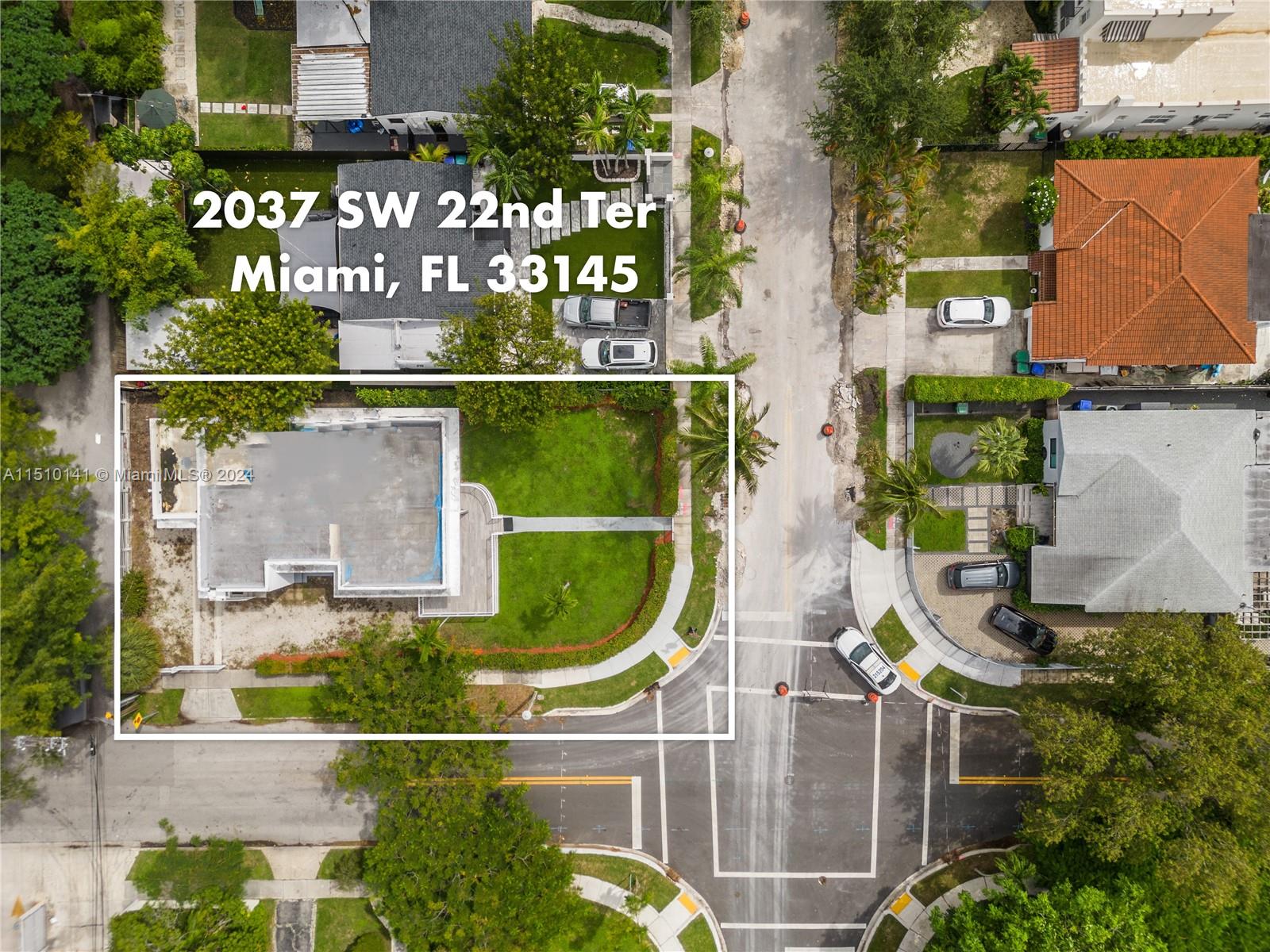 2037 Southwest 22nd Terrace Miami, FL 33145 - Photo 18 of 19 an aerial view of multiple houses