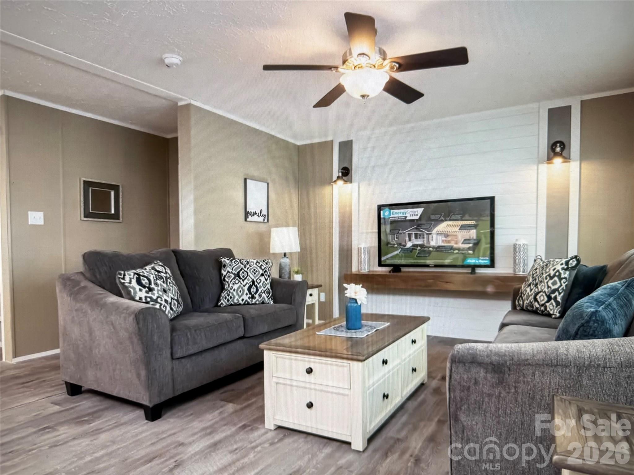 Tbd Kelly Hunter Road Marshall, NC 28753 - Photo 9 of 26 a living room with furniture and a flat screen tv