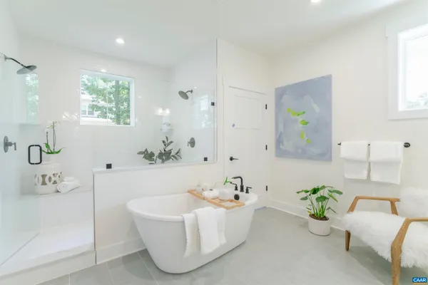 a view of a small space with window