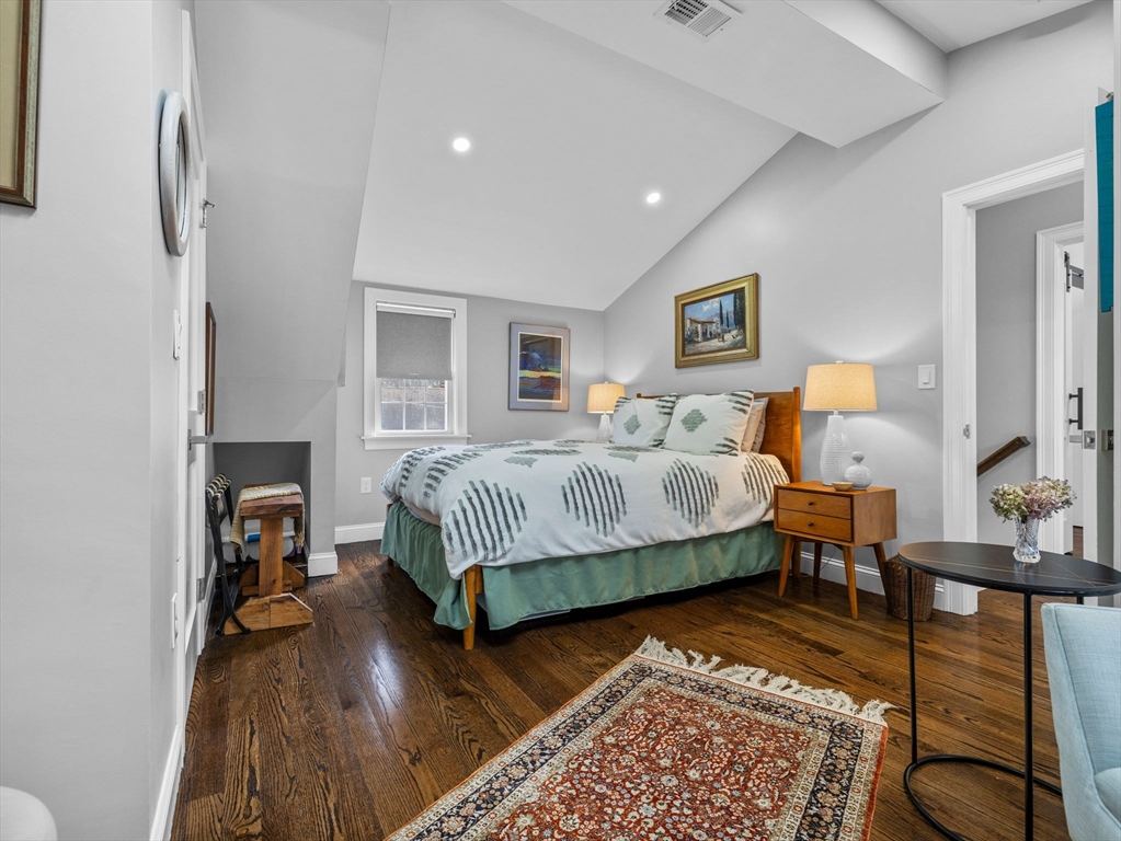19 Cold Spring Road North Reading, MA 01864 - Photo 23 of 37 a bedroom with a bed wooden floor and a table