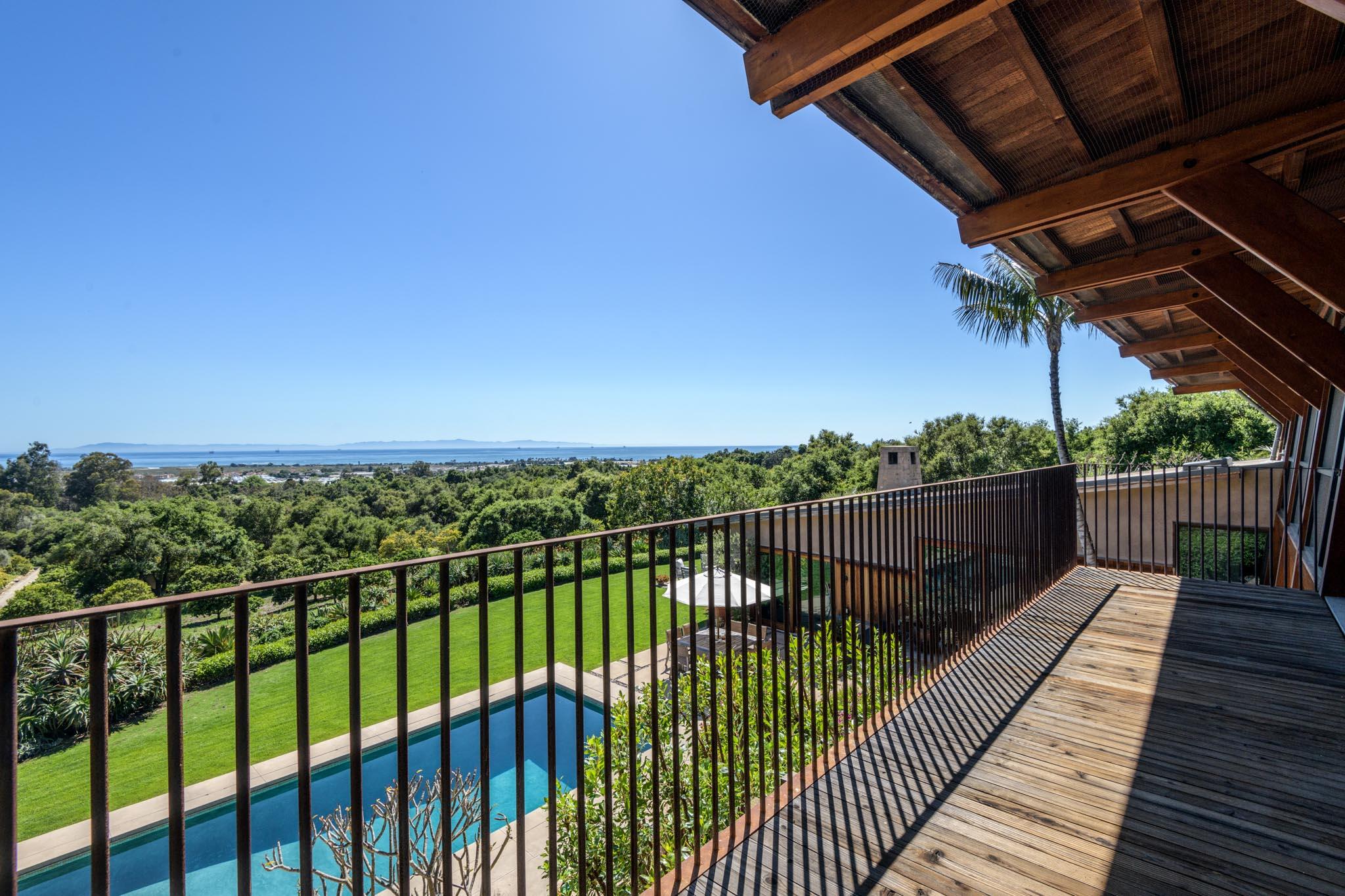 4038 Foothill Road Carpinteria, CA 93013 - Photo 19 of 36 a view of a balcony with wooden floor