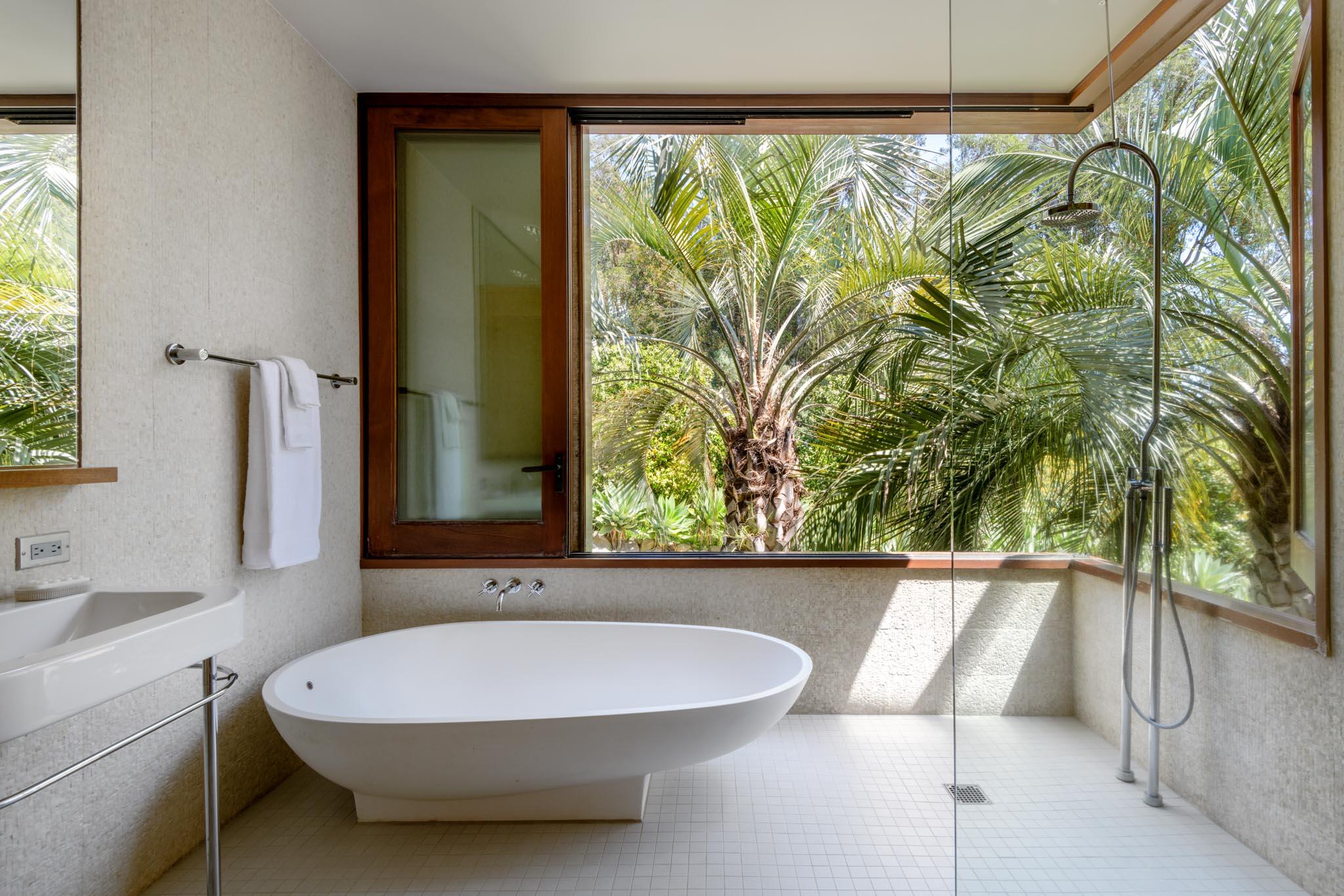 4038 Foothill Road Carpinteria, CA 93013 - Photo 30 of 36 a bathroom with a sink and a mirror