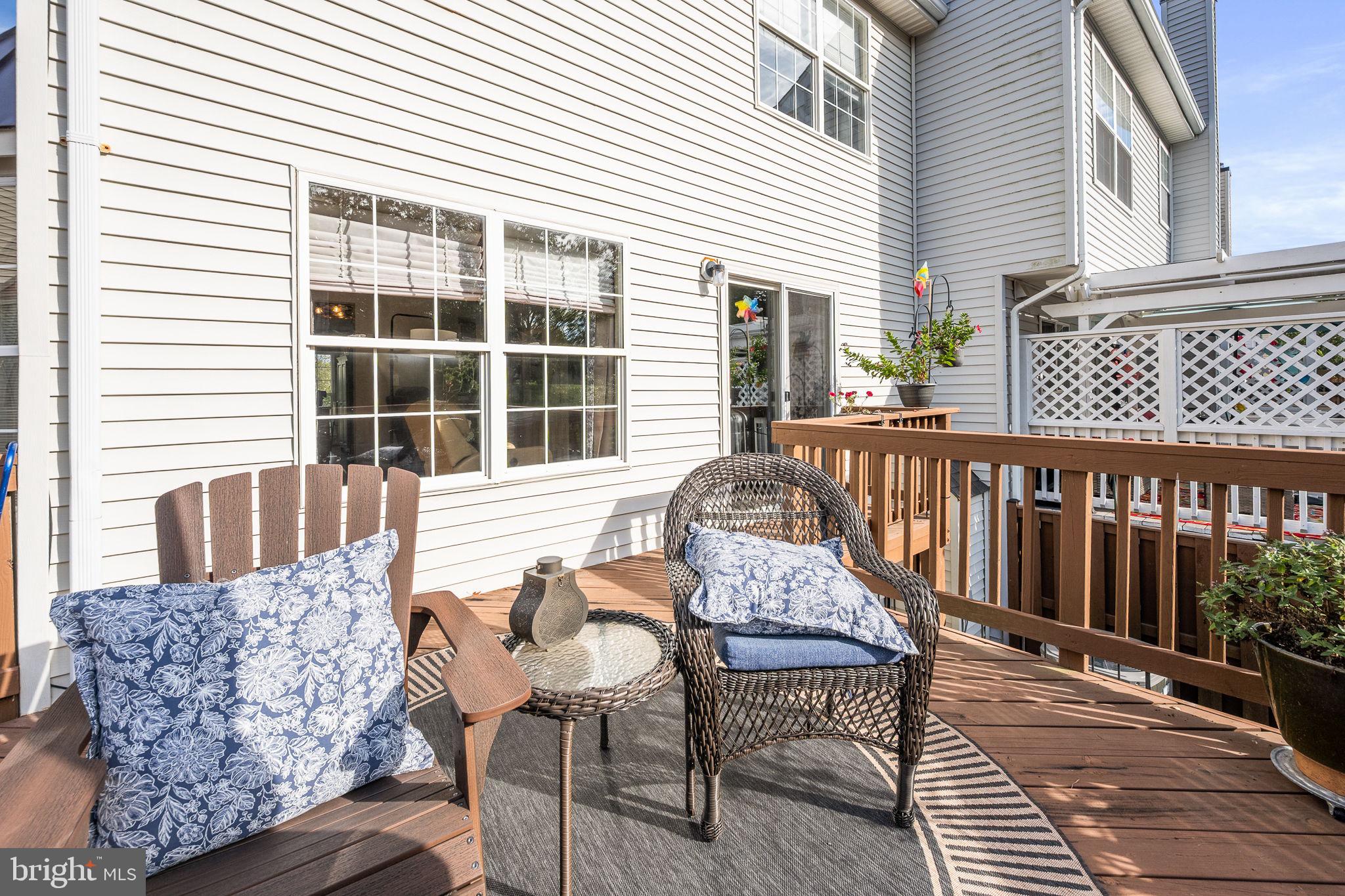 43111 Gatwick Square Ashburn, VA 20147 - Photo 29 of 34 a view of a two chairs and table on the deck