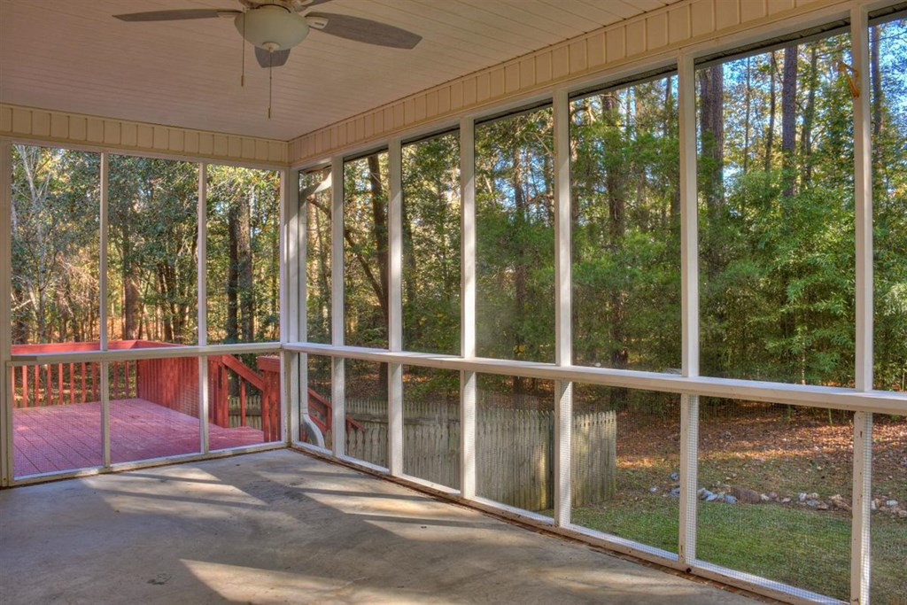 4500 Ridgepine Drive Evans, GA 30809 - Photo 45 of 57 Back screened porch with fan