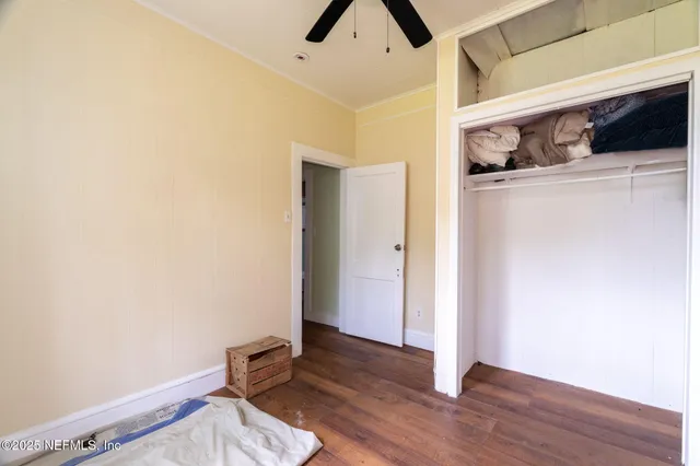 a room with storage and utility