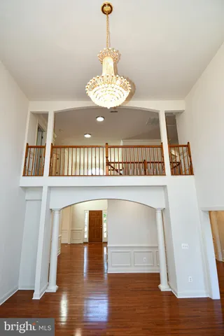 a view interior of a house with wooden floor