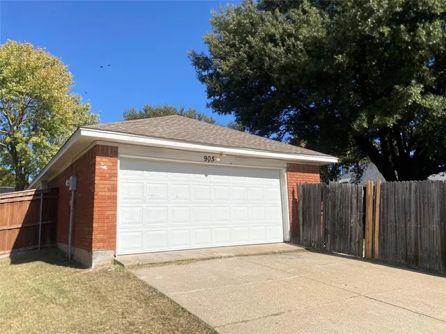 a backyard of a house