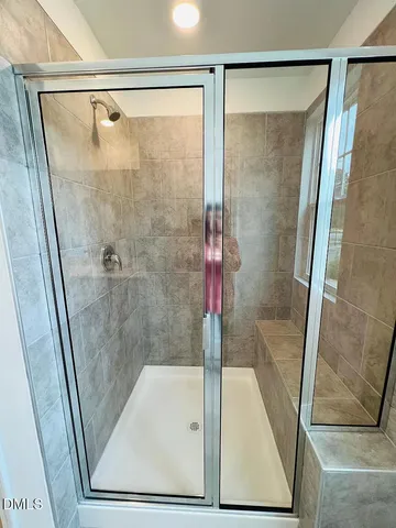 a view of a house with a large window