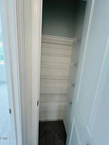 a close view of closet