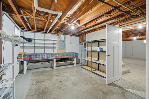 a backyard of a house