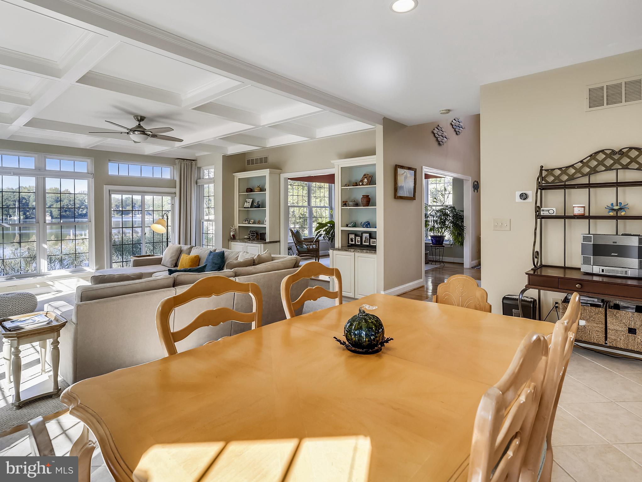 105 Shore Road Arnold, MD 21012 - Photo 14 of 55 Kitchen opens to Family Room w/lovely Water Views