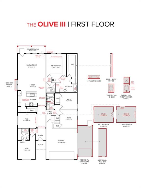 2763 Teton Street Corinth, TX 76210 - Photo 1 of 9 Olive III - First Floor