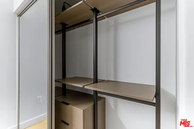 a close view of closet