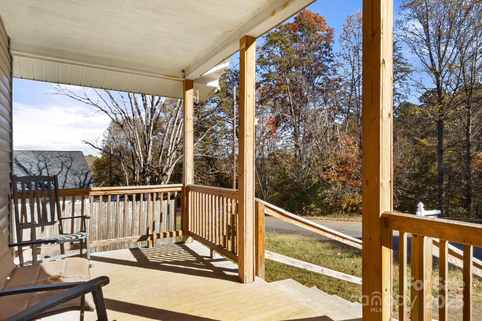 204 Shelby Street Hickory, NC 28601 - Photo 9 of 22 a view of a balcony with chair