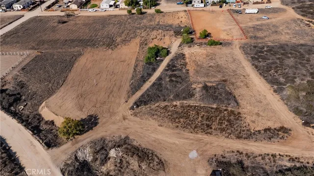a view of a road with a mountain view