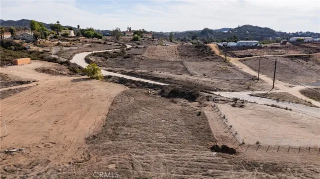 a view of a road with an ocean view