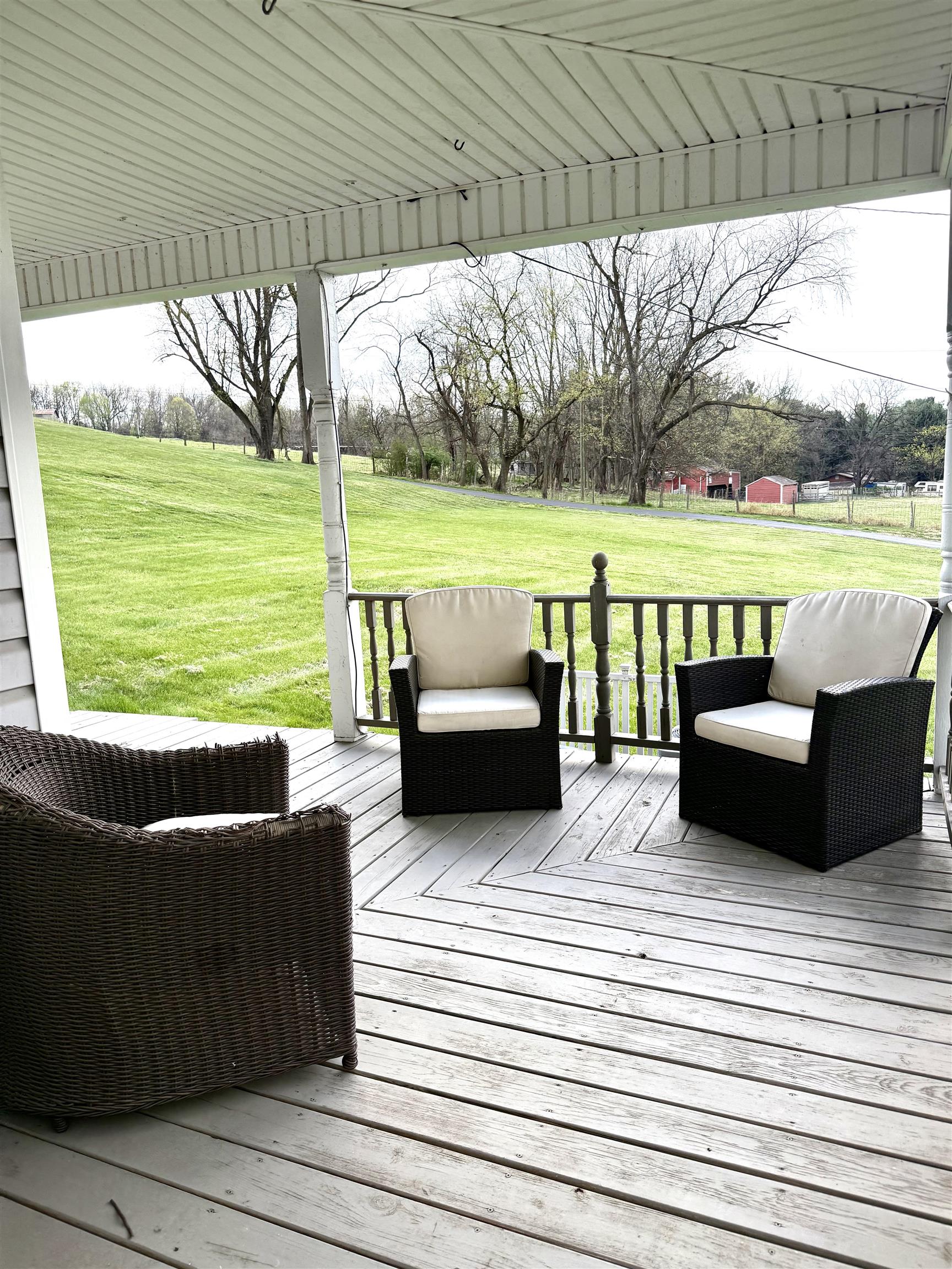 15385 Evergreen Valley Road Timberville, VA 22853 - Photo 39 of 44 a view of a couches in the patio