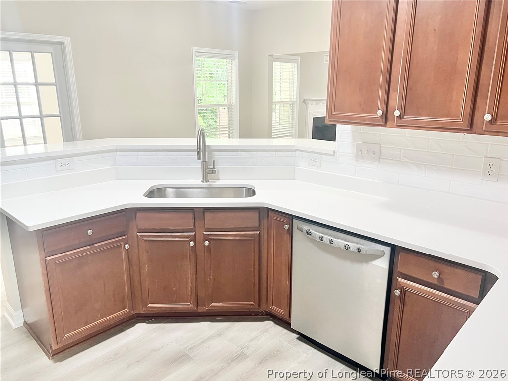 1523 Rough Rider Lane Parkton, NC 28371 - Photo 17 of 42 a kitchen with a sink and a window
