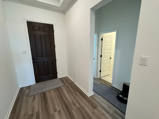 wooden floor in an empty room