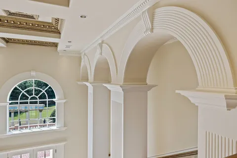 a kitchen with stainless steel appliances granite countertop a stove and a granite counter tops