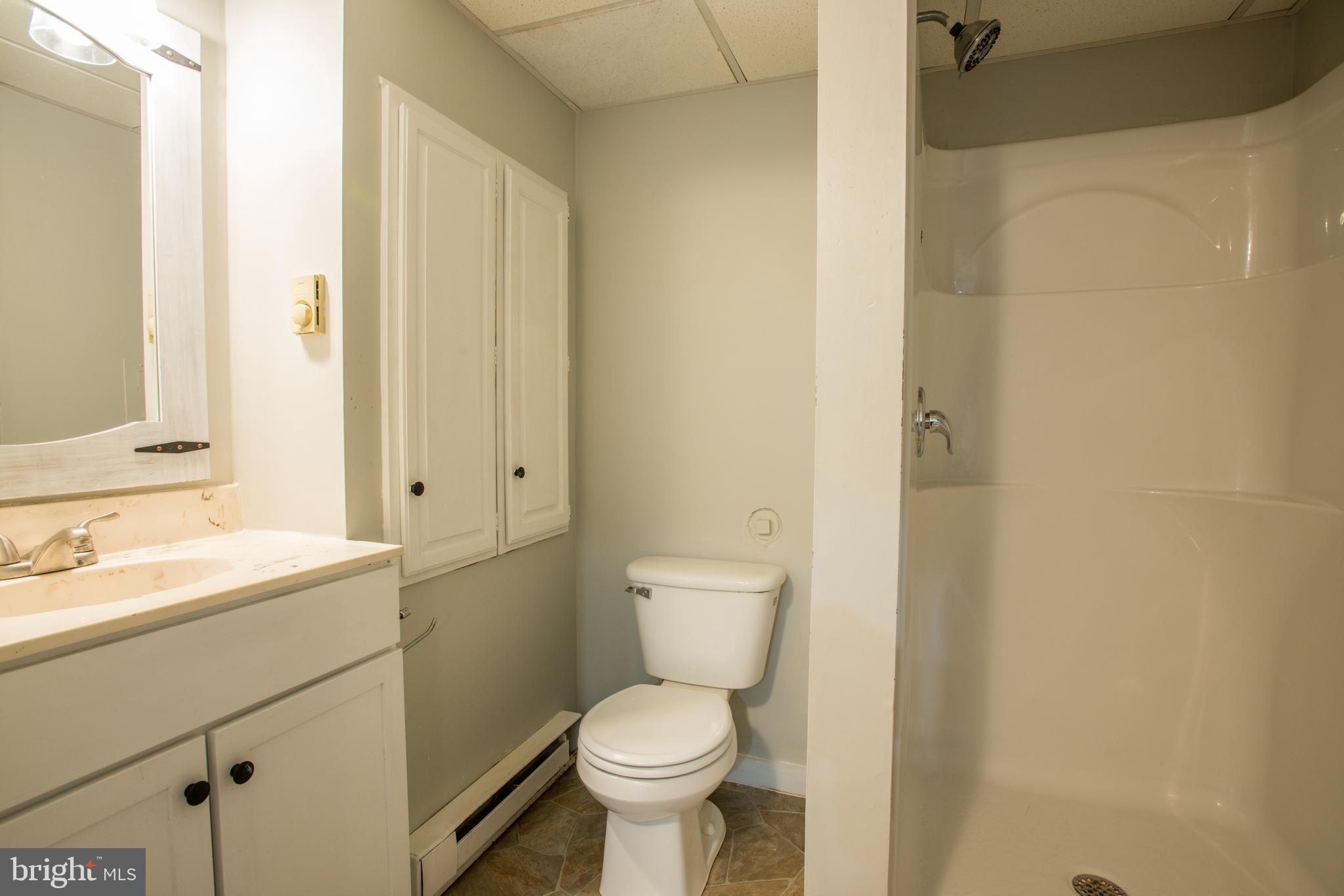 99 East Perry Street Enola, PA 17025 - Photo 14 of 18 a bathroom with a toilet sink and a mirror