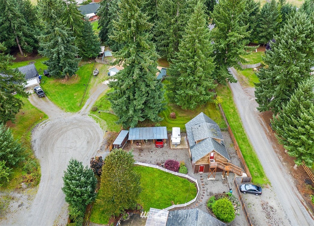 18811 Nutmeg Street Southwest Rochester, WA 98579 - Photo 6 of 25 an aerial view of a house with outdoor space