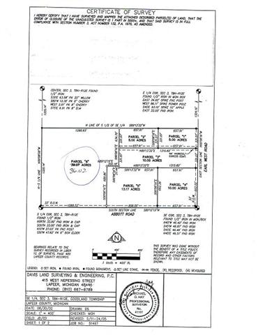 0 Abbott Road Imlay City, MI 48444 - Photo 1 of 2 31077045.JPG