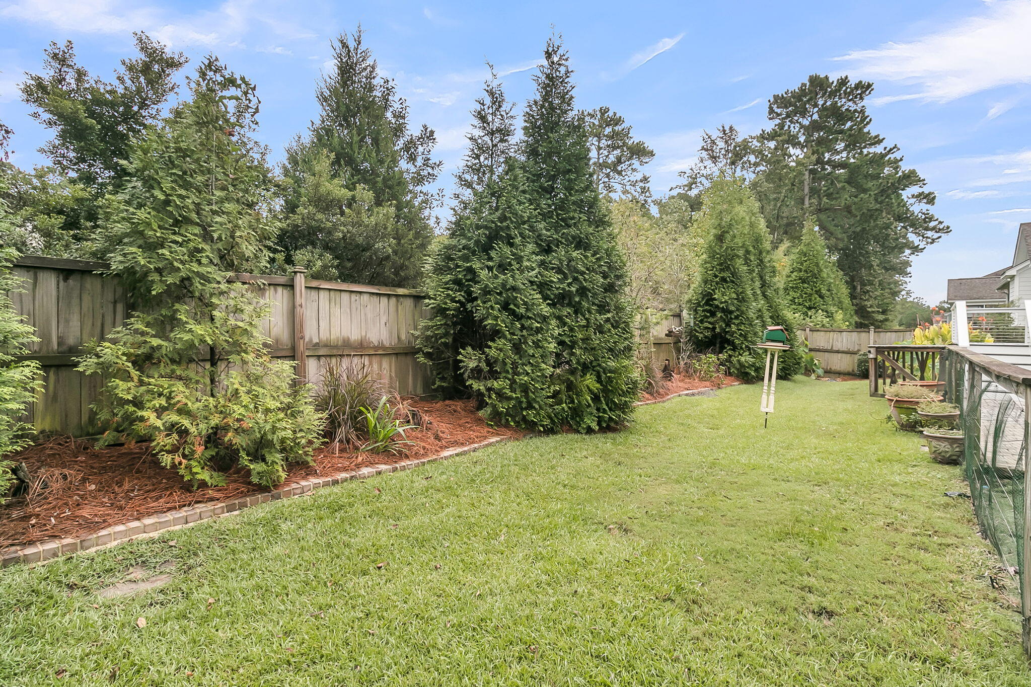 2855 Wagner Way Mount Pleasant, SC 29466 - Photo 59 of 61 backyard with lovely landscaping
