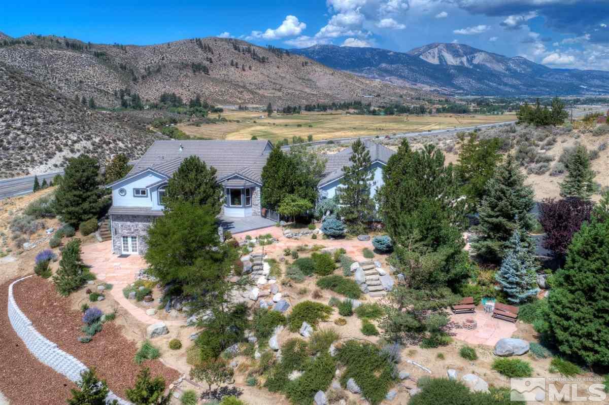 a view of a lake with a mountain in the background