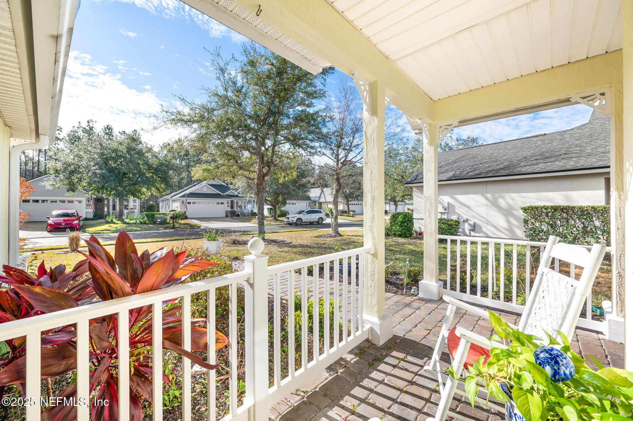 697 Copperhead Circle St. Augustine, FL 32092 - Photo 4 of 26 a view of a chairs and table in the balcony