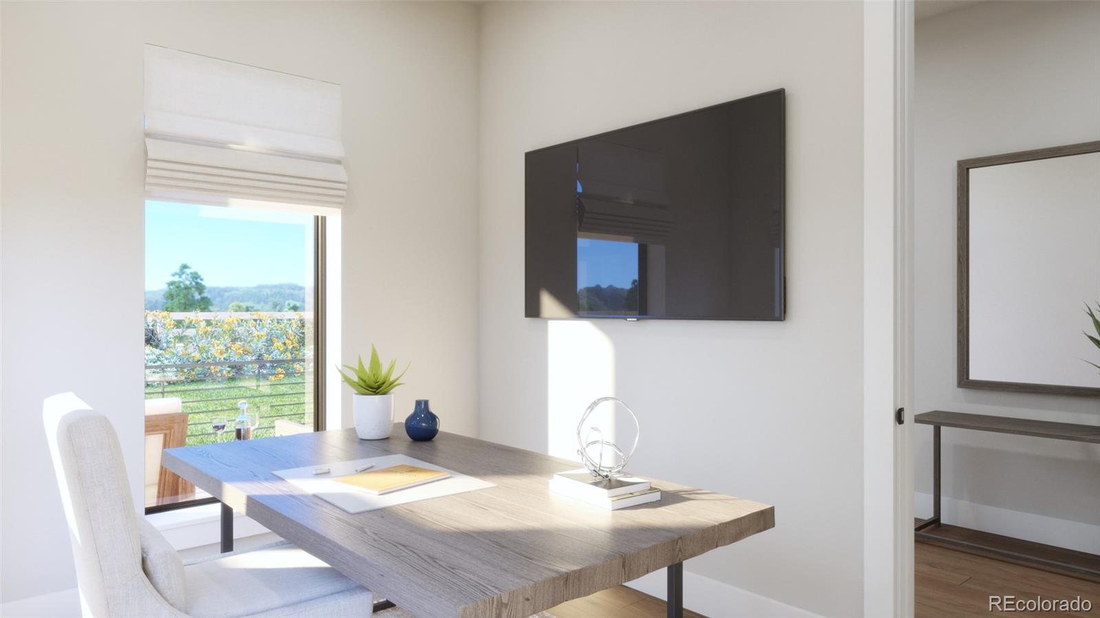 982 Locust Avenue Boulder, CO 80304 - Photo 14 of 29 a view of a dining room with furniture and wooden floor